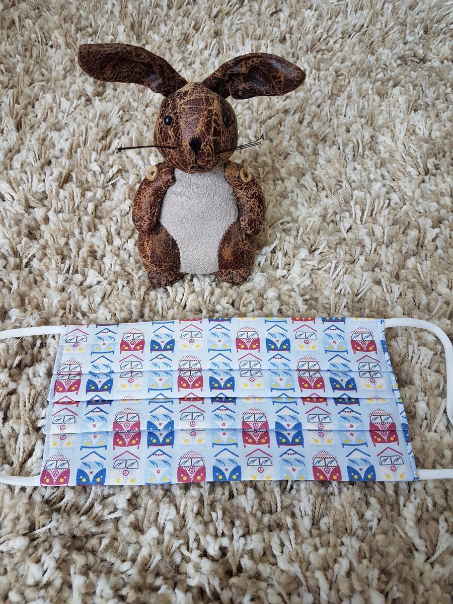 Adult face covering - Campervan print