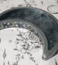 Crescent sparkly Resin Moon Tray 