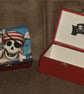 Pirate Treasure Chest Box Jolly Roger napkin decoupage - Image 2
