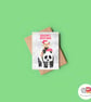 Panda And Red Panda Christmas Card, A6 Christmas Card, 