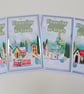 Mini Christmas Cards Set - Non Religious - From Our Home to Yours Festive Wishes - Image 9