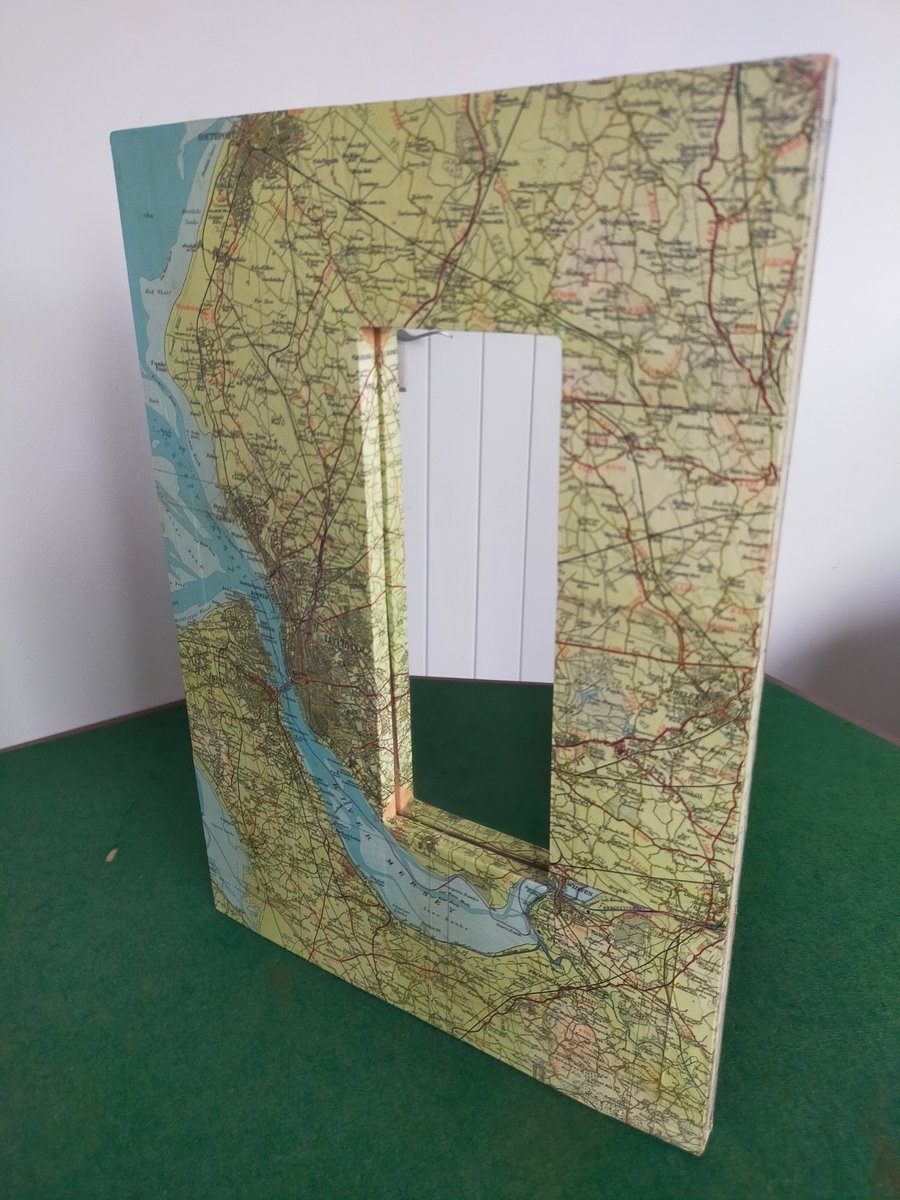 1956 Liverpool map mirror