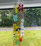 Fused glass multi coloured light catcher - Image 2