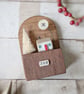 Festive Wooden Cottage Scene with Tree and Moon 'joy' - Image 3