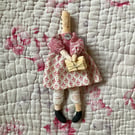 Miniature Homespun Doll