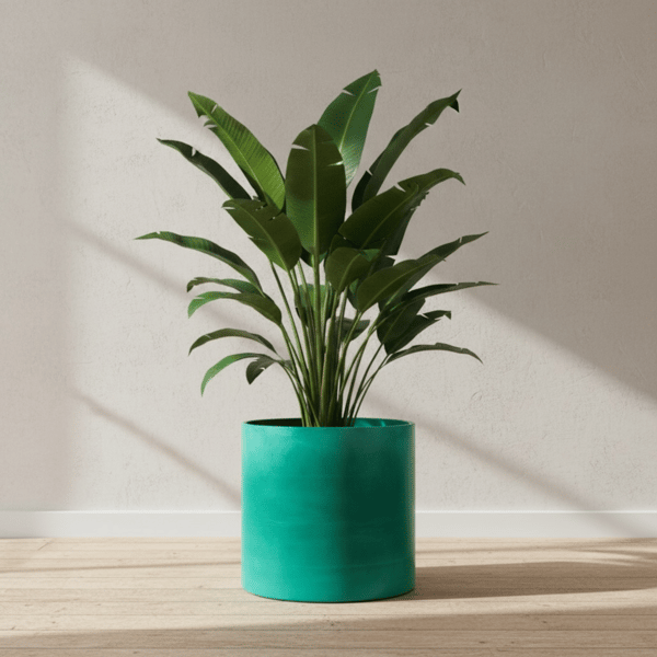  Large Statement Persian Green Plant Pot - Turquoise Unique Planter