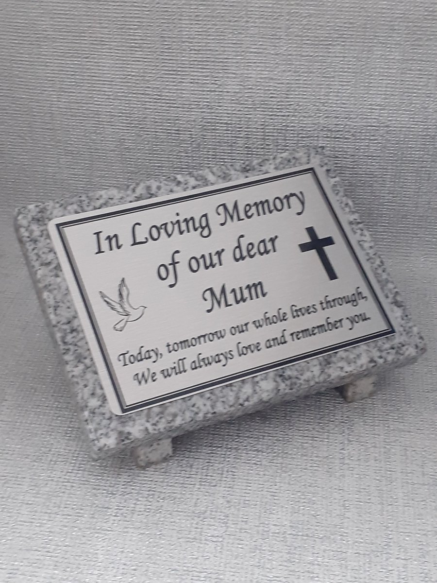 Personalised Grave Marker Grave Stone Granite Grave Stone Cemetery Stone Marker 