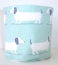 Toilet Roll Basket Storage Pot Holder Dachshund Bathroom Loo Kitchen Dog Tidy