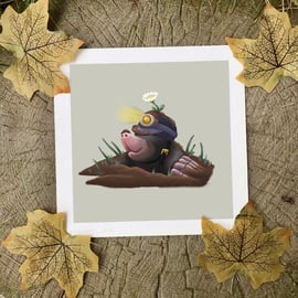 Mole Art Print