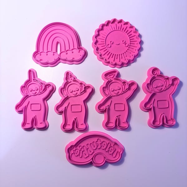 Tubbies cookie cutter set- super cute!