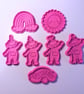 Tubbies cookie cutter set- super cute!