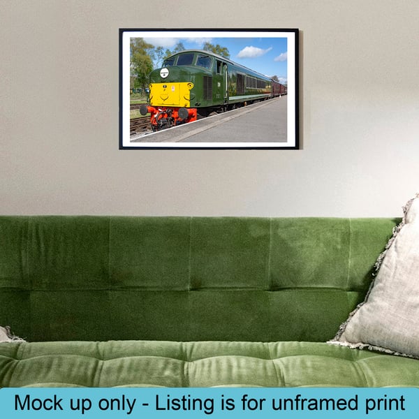 Diesel locomotive D8 Penyghent print
