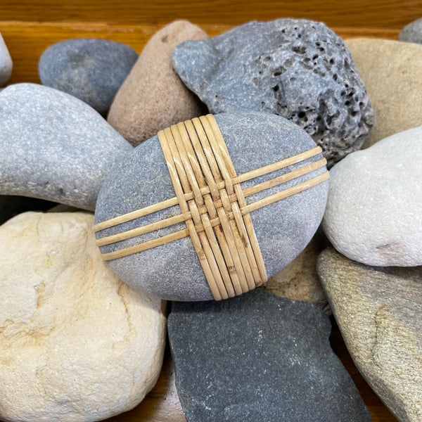 Meditation Stone, Wrapped Rock