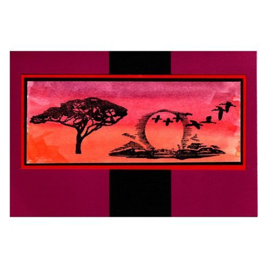 Africa Sun Setting (AF066)