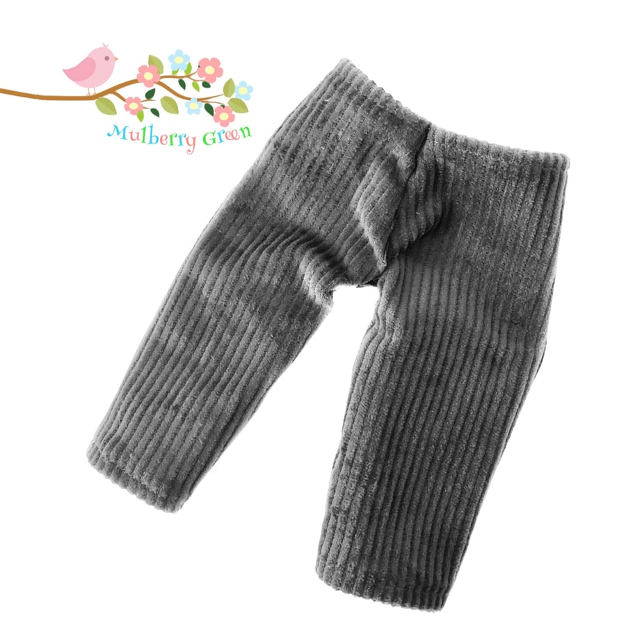 Grey Corduroy Trousers 