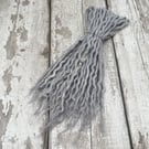 Silver Grey - Wool Dreadlocks - Choose Your Amount and Length 