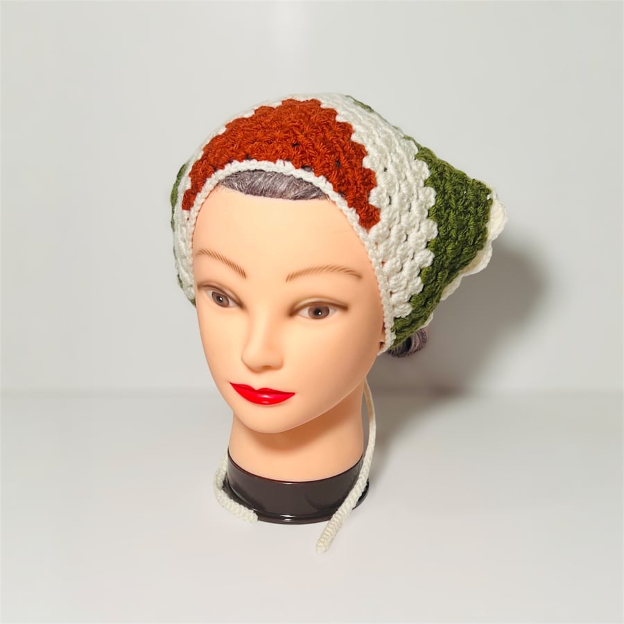 Hobo crochet hair accessories hippie festival bandana 