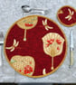 Japanese Fans & Dragonflies:  set of eight placemats, with slipcase - Image 8