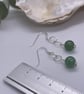 Aventurine and sterling silver links earrings - Image 2