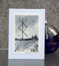 Protection. Wicca Symbol Sigil Rune Handpainted Card - Image 5