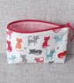 Large coin purse, pouch, cats - Image 6