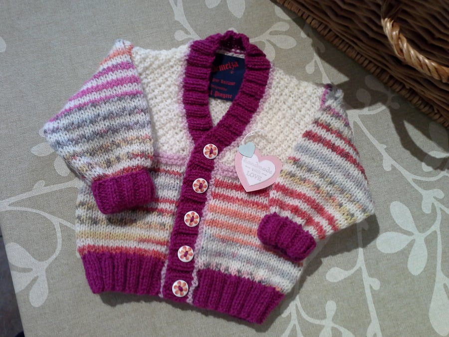 Baby Girl's Cardigan 0-6 months size