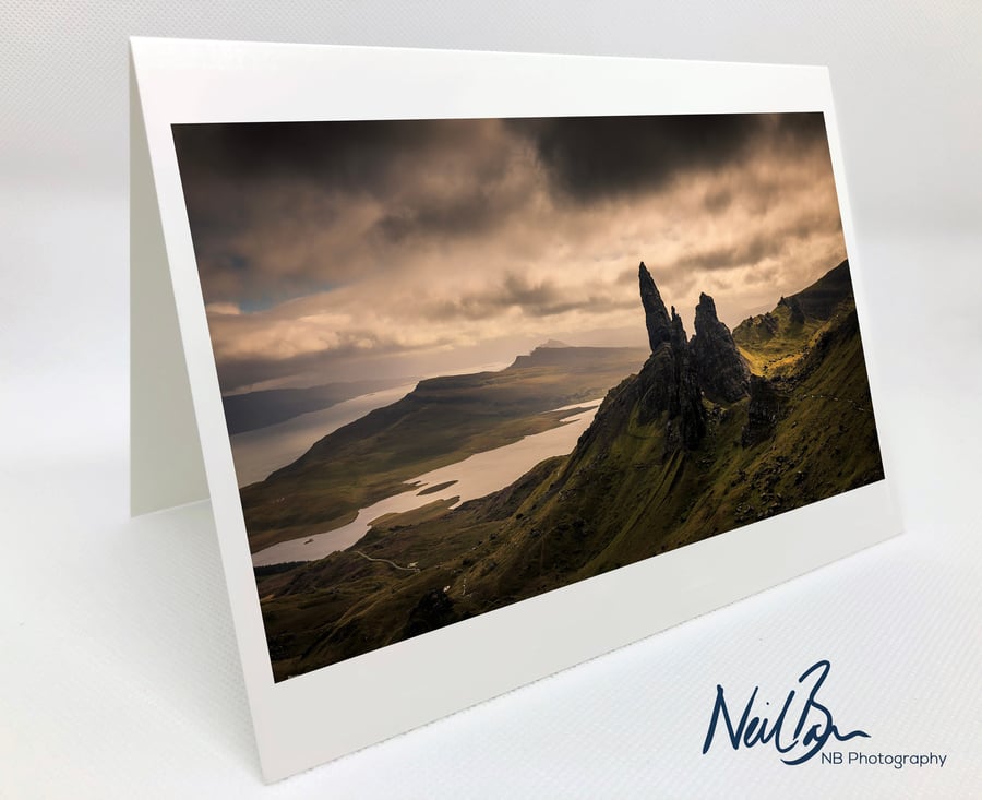 Old Man of Storr Isle of Skye - Scotland Greeting Card by Neil Barr