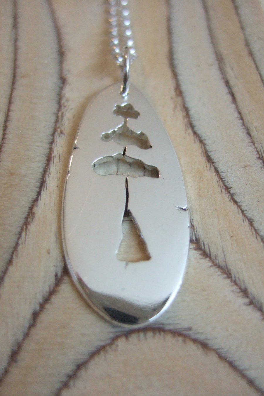 Sterling Silver Tree Nugget