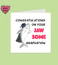 Funny Shark Graduation card, Congratulations Card, Humorous Shark Card - Image 1