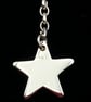 Silver Star Drop Earrings - Image 4