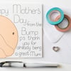 Handmade Mother's Day card - Mother's Day Card from the Bump