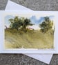 Field's Edge. Blank Card. Original Art 260194 - Image 3