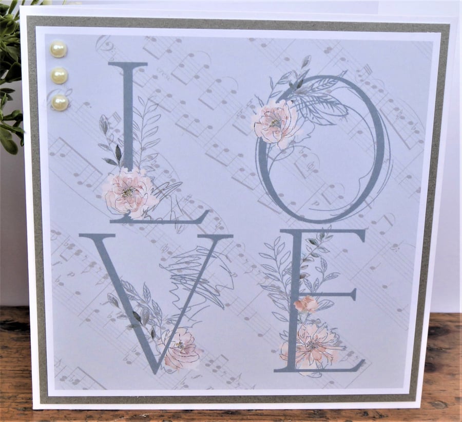 C3640 - Valentines,Romantic Card