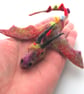 hair accessories dragon Clip rainbow purple   Needle Felted Baby Dragon    - Image 6