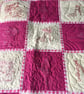 Raspberries and Cream. Quilt for Girl or Young Lady. Shoes, Fashion and Dance. - Image 4