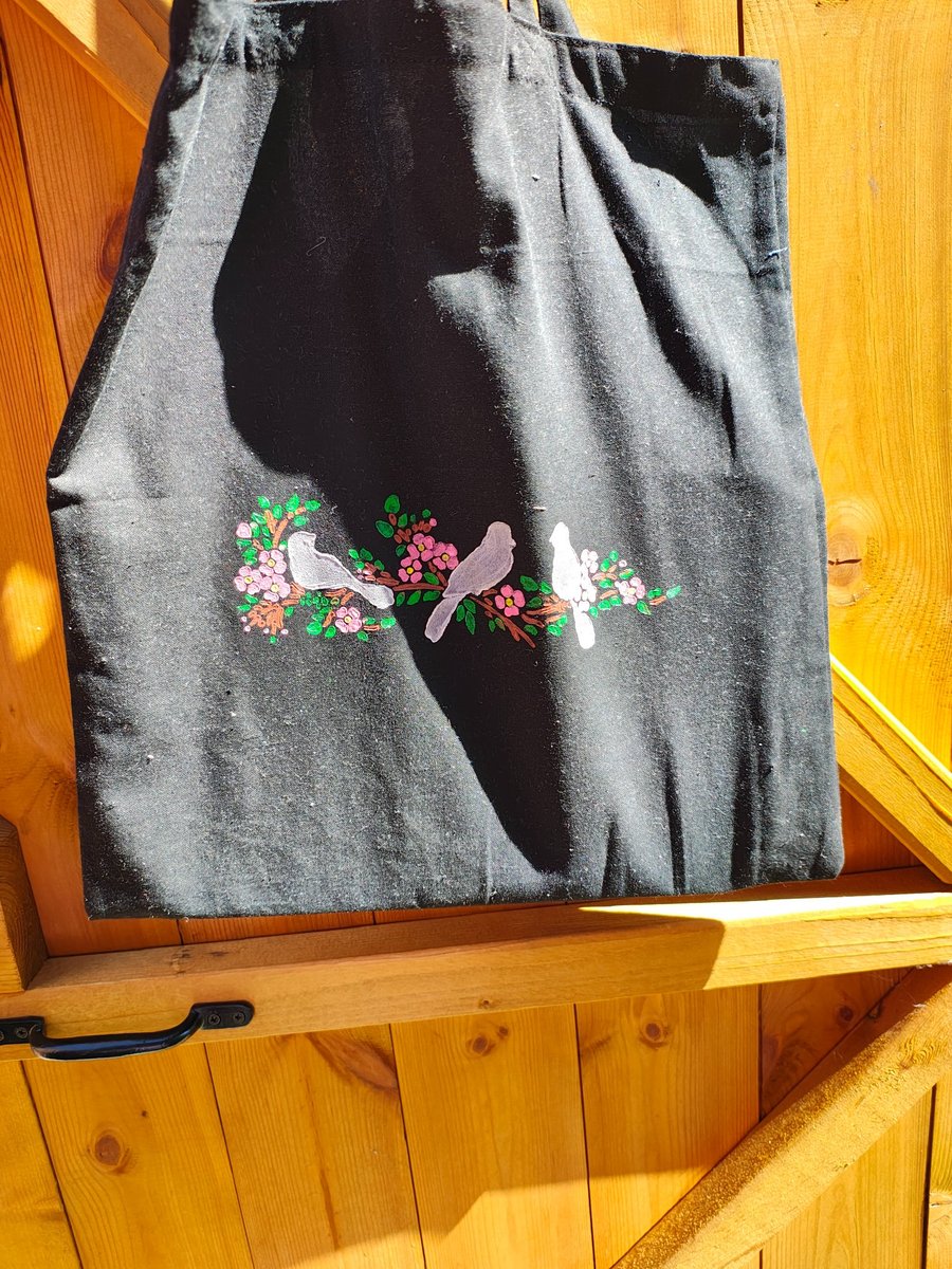 Hand painted tote bags 