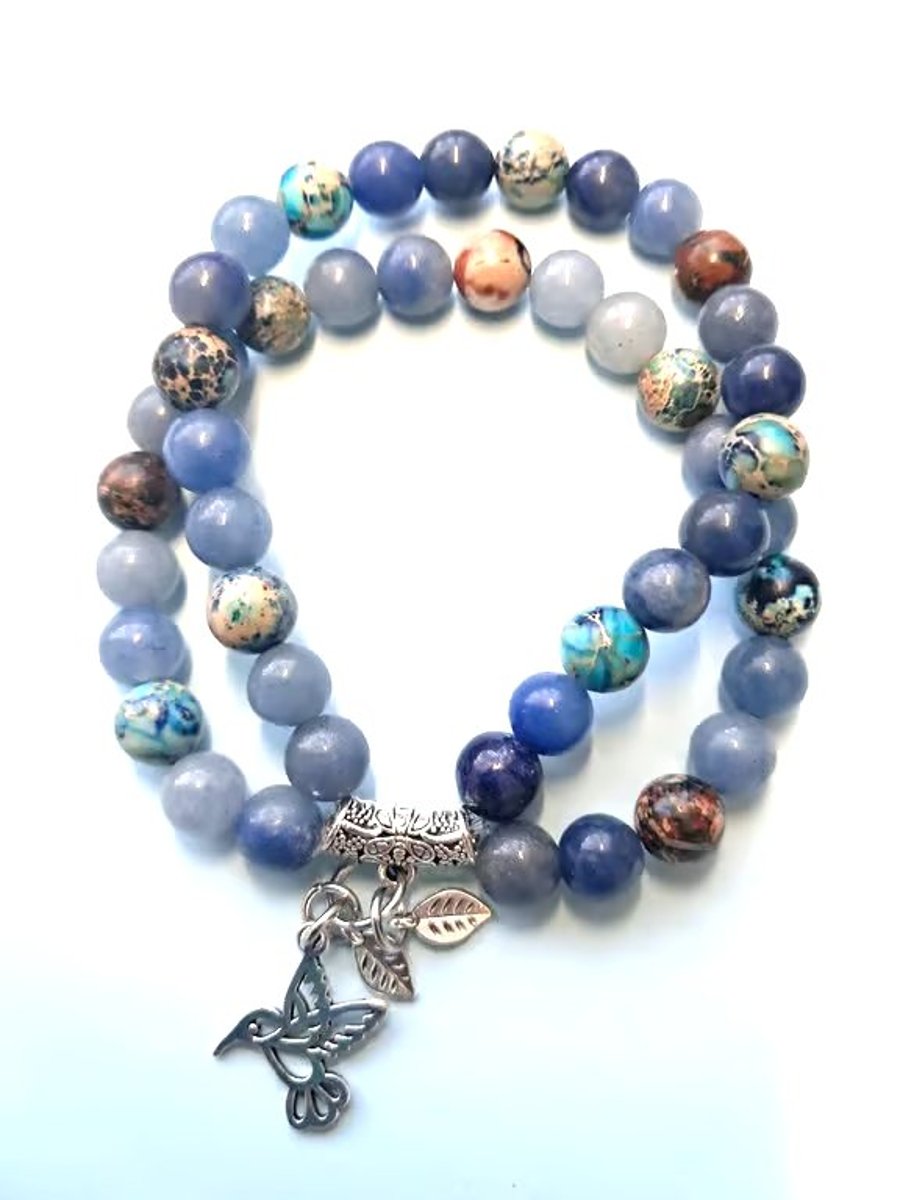 Beaded Stretch Stack Bracelet 