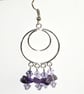 Amethyst Chandelier Earrings - UK Free Post - Image 4