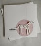 Liver Spotted Dalmatian Birthday Card - Have a Pawsome Birthday 