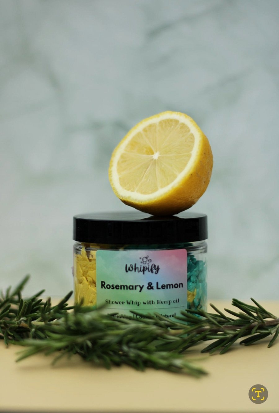 Whipped Soap Rosemary Lemon