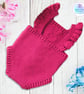 Raspberry pink crochet baby romper. Bobble stitch romper. Age 0-3 months - Image 10