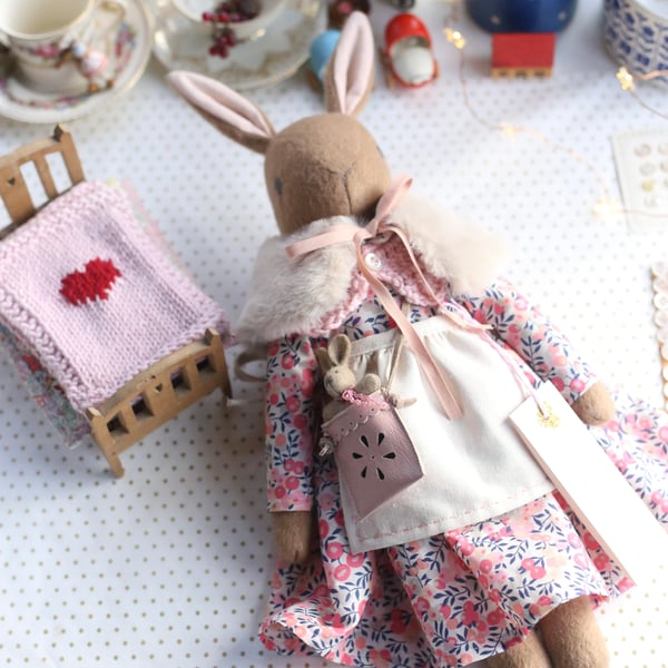 Heirloom Liberty Bunny - Wiltshire pink