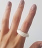 Women's One Size Stretch Hand Knitted Statement Textile Rope Rings - Image 5