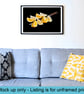 Oranges and lemons, quirky wall art print - Image 1
