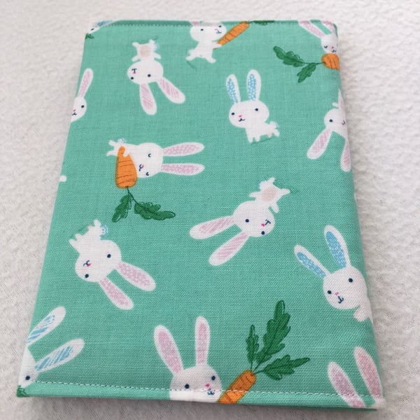 Rabbit, Bunny, Spring, Notebook Cover, Notebook, A6, Rabbit Lover, Stationery, C