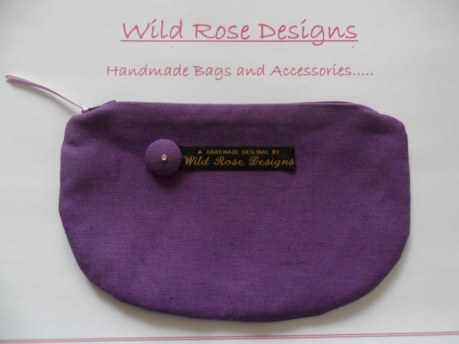Purple Makeup purse - ONE DAY SALE!