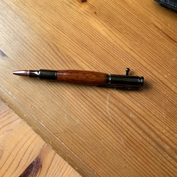 Rosewood ballpoint pen handmade
