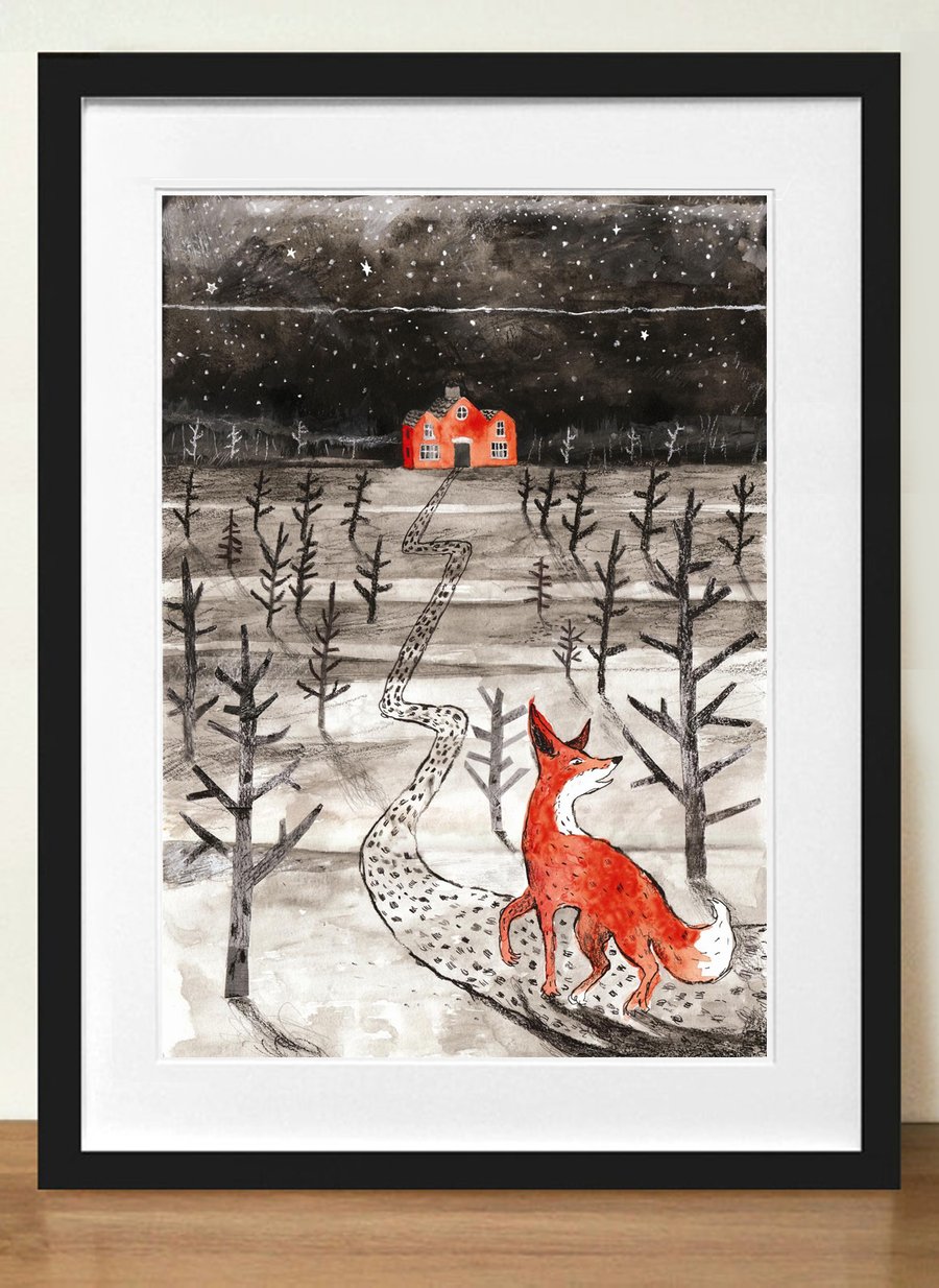 The Tale of Mr Fox a3 Print