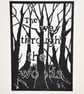 'The way through the woods' - Original Lino Print. - Image 2