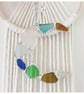 Seaglass mosaic crescent suncatcher  - Image 1